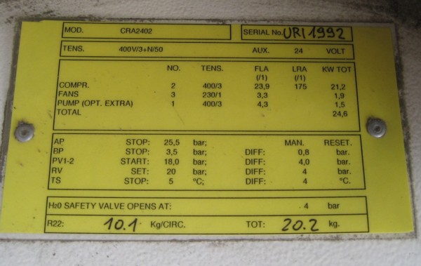 Frigorifero Uniflair occasione - Plastin Gold